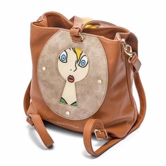 Danielle Nicole Tinker Bell Disney Backpack Bag - Picture 3 of 13